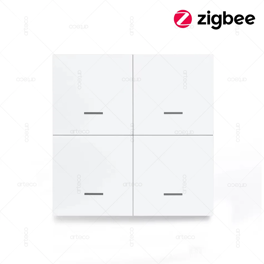 Inteligente zigbee 3.0 interruptor de cena sem fio 12 cenários interruptor botão controlador automação para dispositivos zigbee assistente casa