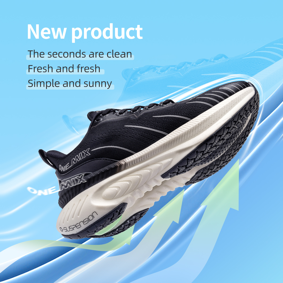 Onemix Laufschuhe Herren stoß dämpfende ultraleichte Skipping Schuhe Sneaker Damen profession ell Frühling und Herbst Soft Po l