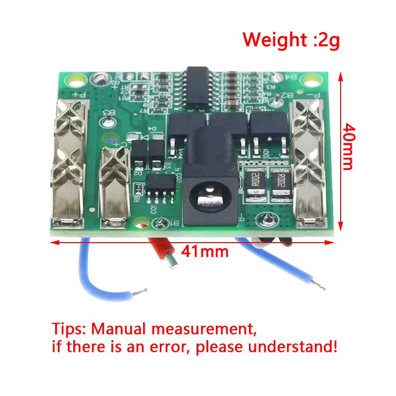 5s Bms 3mos 18650, taladro de 18V, batería de litio, carga de 21V, PCBA, accesorios de herramientas eléctricas de mano