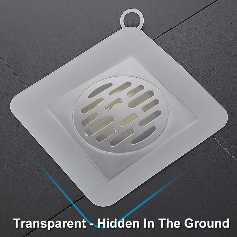 Dreno de chão de silicone grosso desodorante capa de banheiro desodorante à prova de insetos selo doméstico tubo de esgoto pia anti-cheiro capa de chão