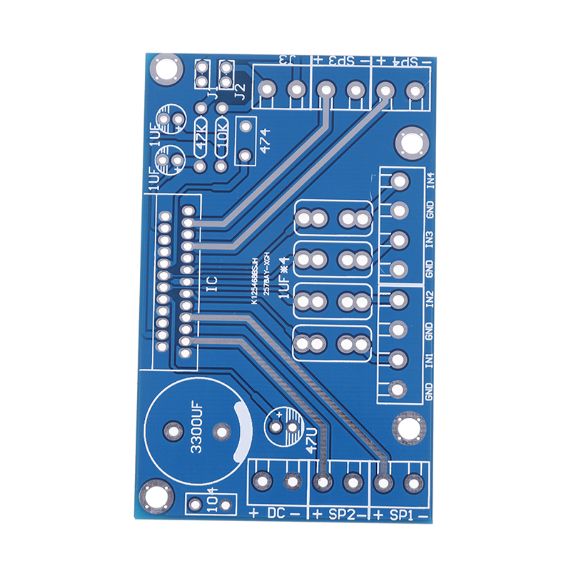 1Pcs Power Amplifiers TDA7388 Four Channel 4x41W Audio DC 12V BTL PC Car AMP PCB
