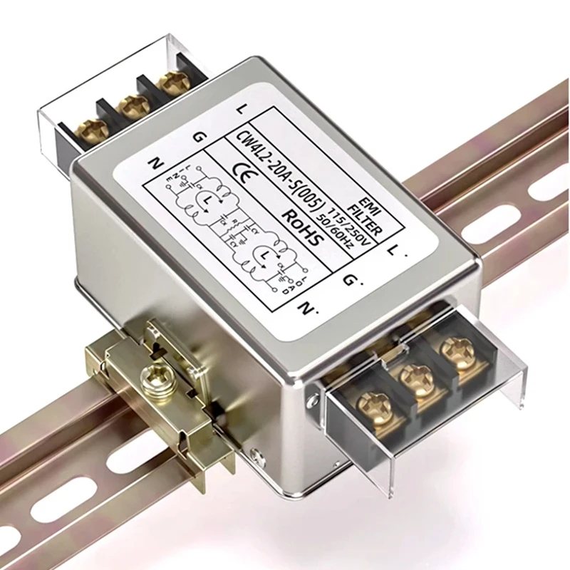 CW4L2-40A-S(005) Filtro di alimentazione monofase 220 V Alimentatore CA EMI anti-interfaccia CW4L2-40A-S