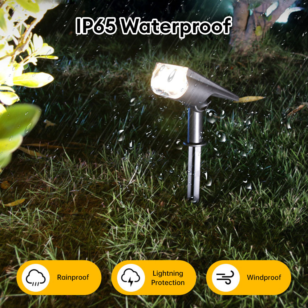 Foco Led Solar IP65, lámpara Solar de 7LED, foco Solar ajustable, luz de césped para patio de paisaje superbrillante