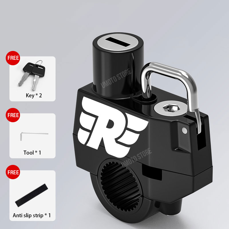 For Royal Helmet Lock Anti-theft Locker Locking Device Rustproof Fine Workmanship Compact Size Convenience Motorcycle Supplies