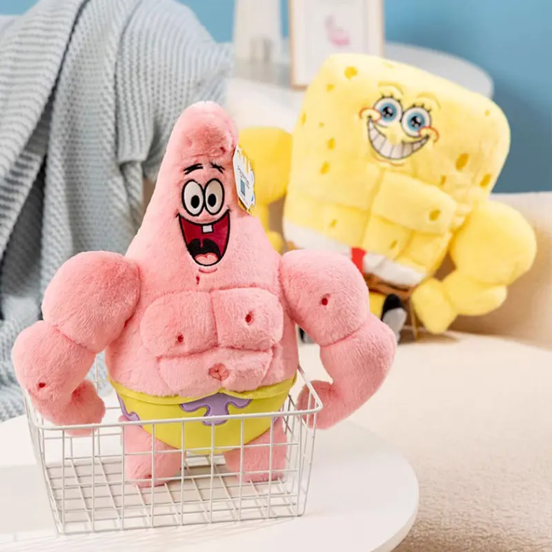 อะนิเมะ Spongebob Squarepants Patrick Star Squidward Eugene H. Krabs Gary Kawaii การ์ตูนตุ๊กตา Plush ของเล่นของขวัญวันเกิดสําหรับเด็ก
