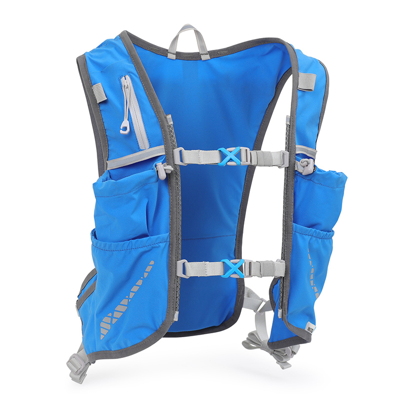 แห้งเร็ววิ่งกระเป๋าเป้สะพายหลัง5L,Ultra-Light Hydrating เสื้อกั๊กกระเป๋าจักรยานเสือภูเขา,Breathable,1.5L กระเป๋าน้ำ250ML