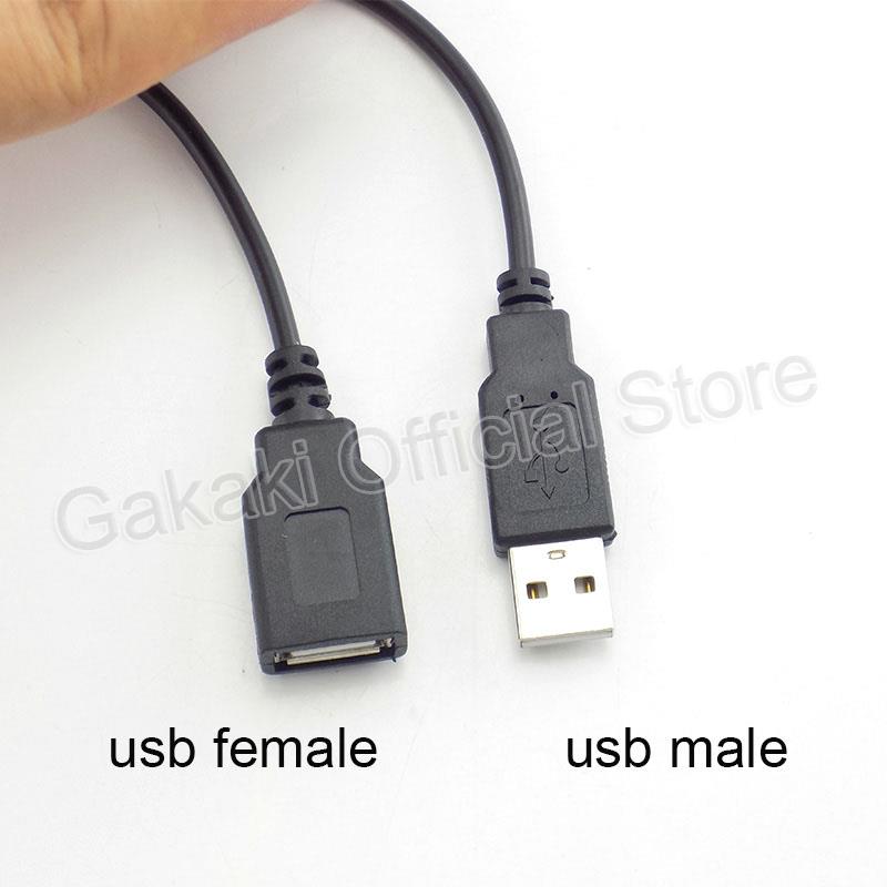 0,3 м/1 м/2 м 5 В USB-кабель питания 2-контактный USB 2.0 A Женский 4-контактный провод Разъем для зарядного устройства Удлинитель DIY