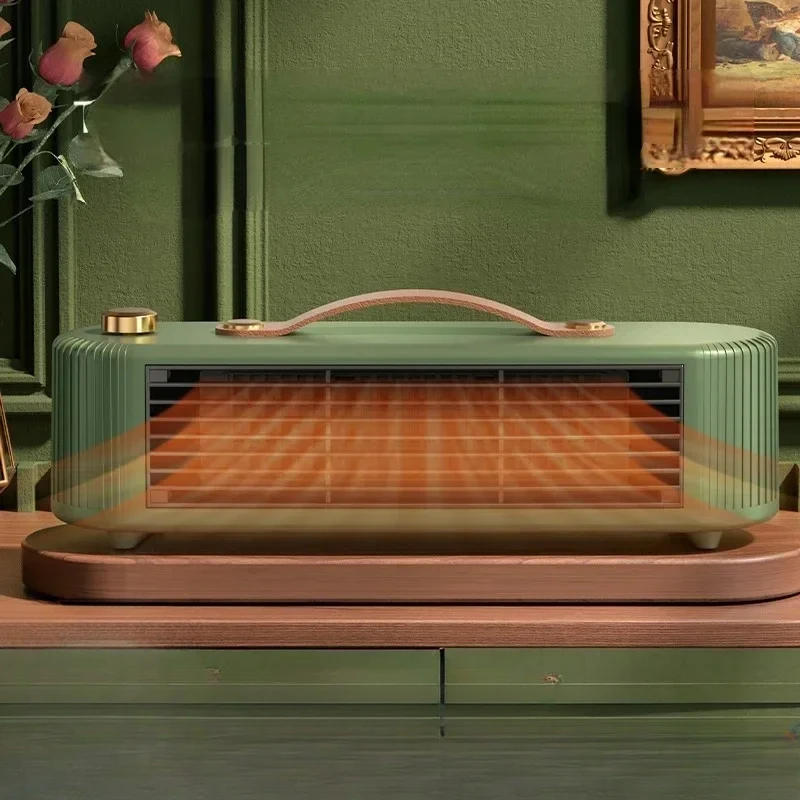 เครื่องทําความร้อนตั้งโต๊ะ PTC เครื่องทําความร้อนเซรามิกพลังงานสูงโฮมออฟฟิศมัลติฟังก์ชั่นเดสก์ท็อปที่บ้านสํานักงานเดสก์ท็อปพัดลมทําความร้อนแบบพกพา