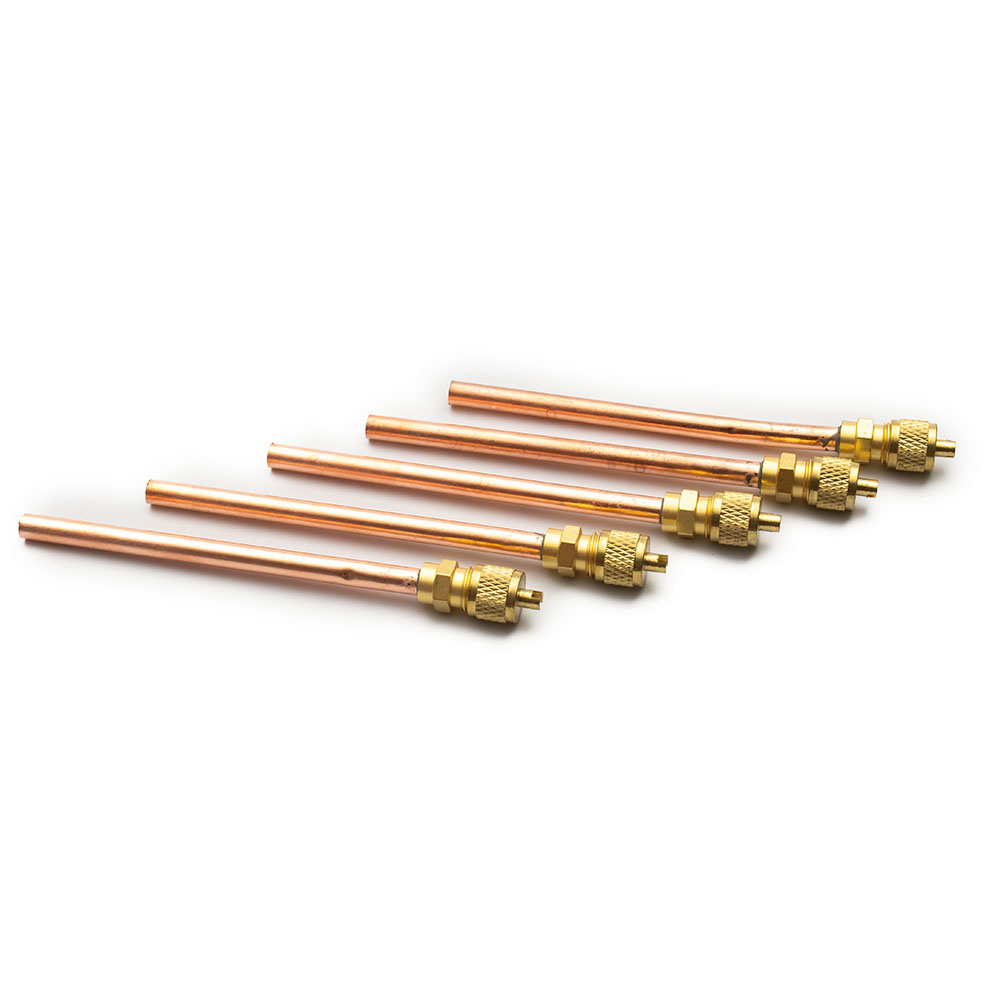 5 Pz/set Giardino Condizionatore D'aria Refrigerazione 125mm Accessori Valvole Tubo di Rame Parti di Riempimento 3.4 Mpa Casa FAI DA TE Strumento di Potere
