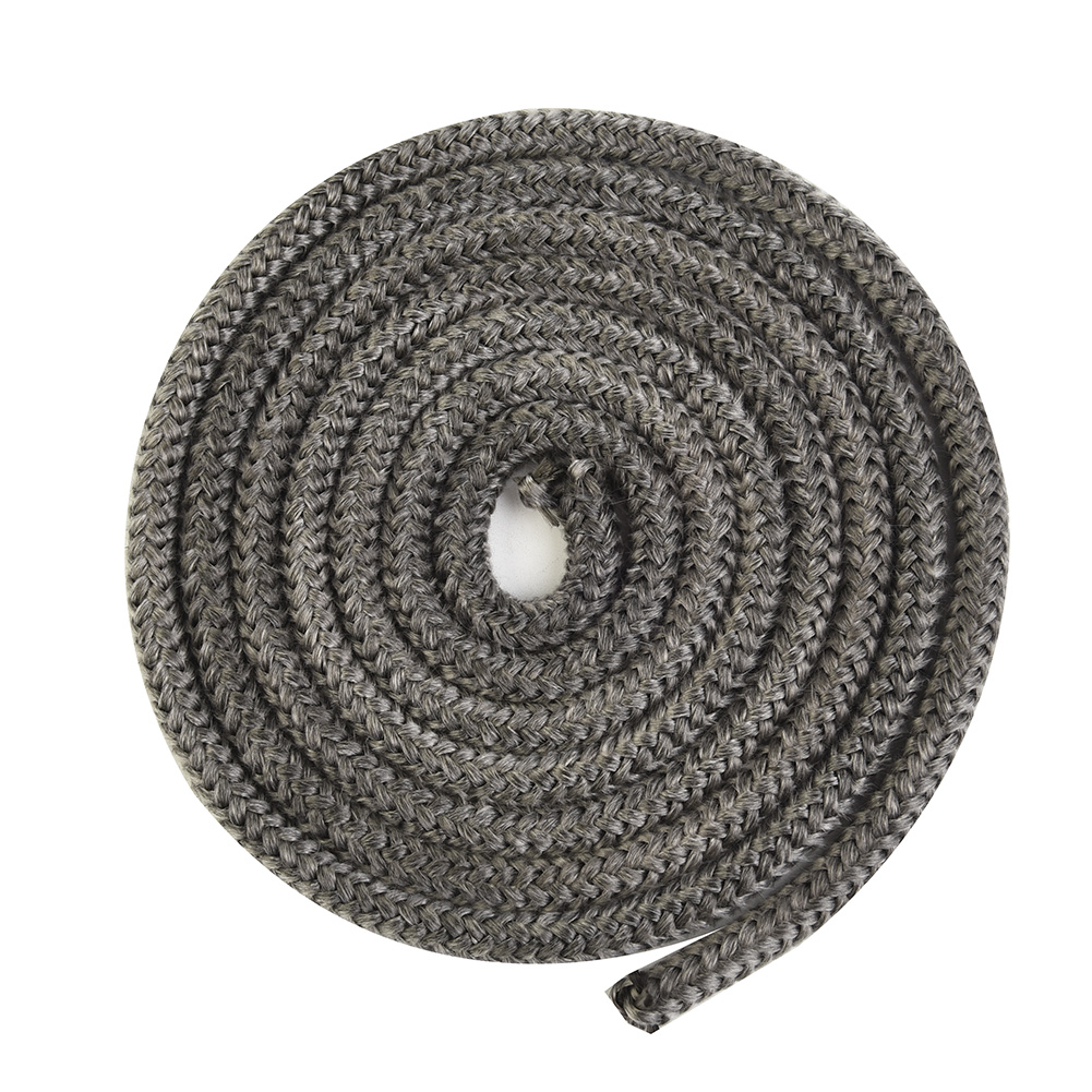 6/8mm Fireplace Sealing Rope Gasket Cord Stove Door Fireplace Cord High Temperature Woodburner Sealing Rope Replacement