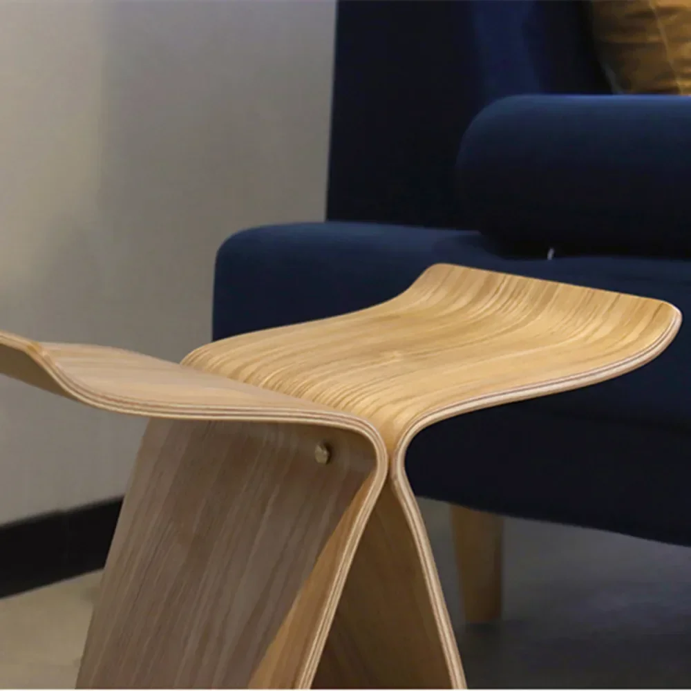 Chaise papillon au Design créatif nordique, Table d'appoint, Table d'angle, tabouret de salon, tabouret d'art, chaise de salle de bain, meubles de maison