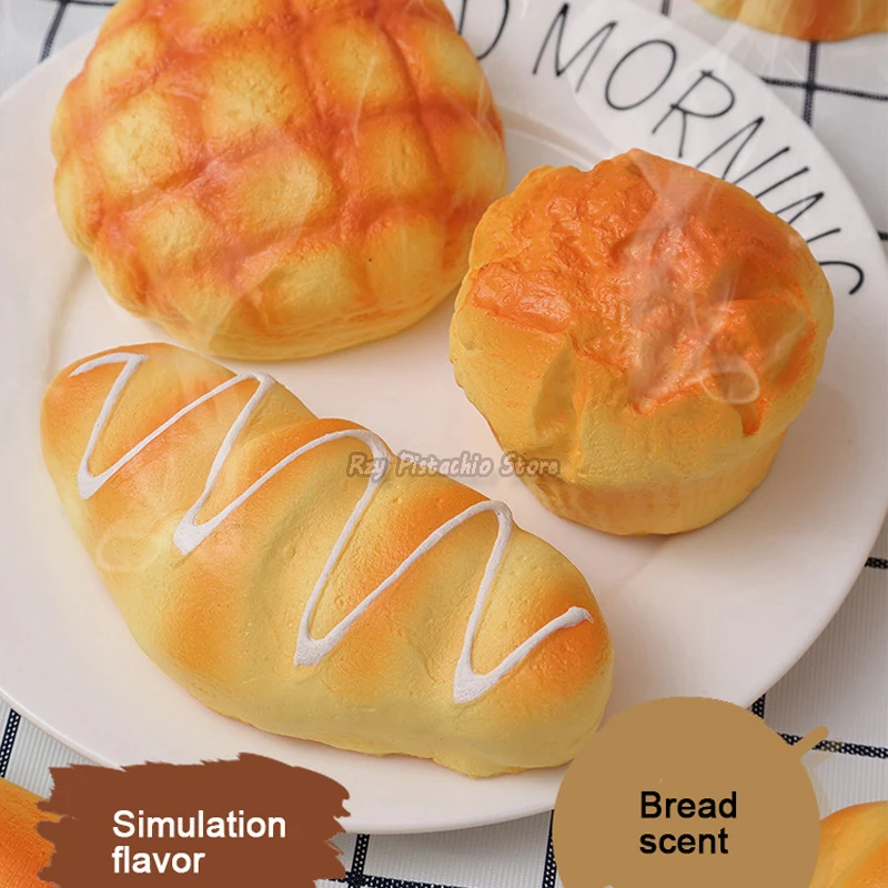 1 pz simulazione artificiale pane cibo finto modello francese Baguette Toast torta panetteria bambini giocano giocattoli da cucina ragazzo ragazza finta Baker