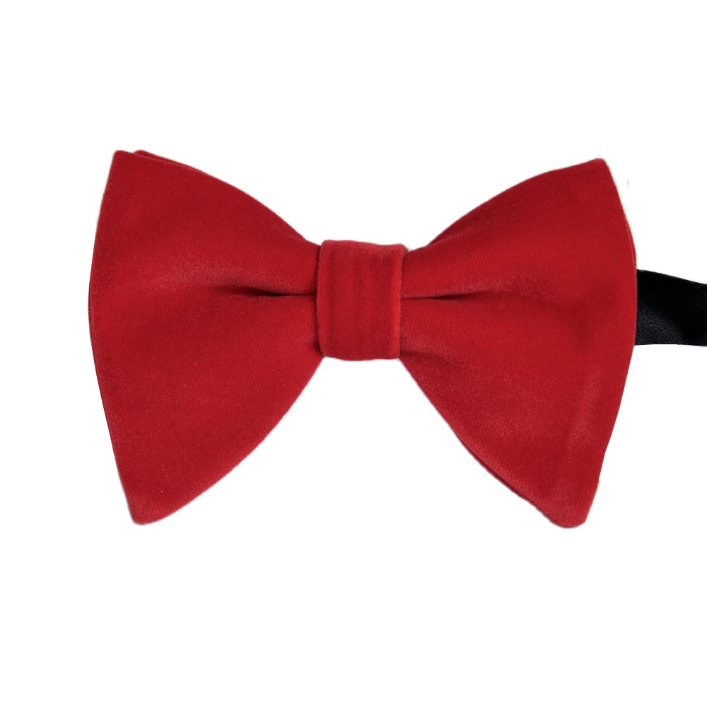 กํามะหยี่สีดําผูกโบว์สําหรับผู้ชายปรับ Big Bowknot Man อุปกรณ์เสริมเสื้อ Bowties ผีเสื้อสีฟ้า Cravats สําหรับงานแต่งงานโบว์