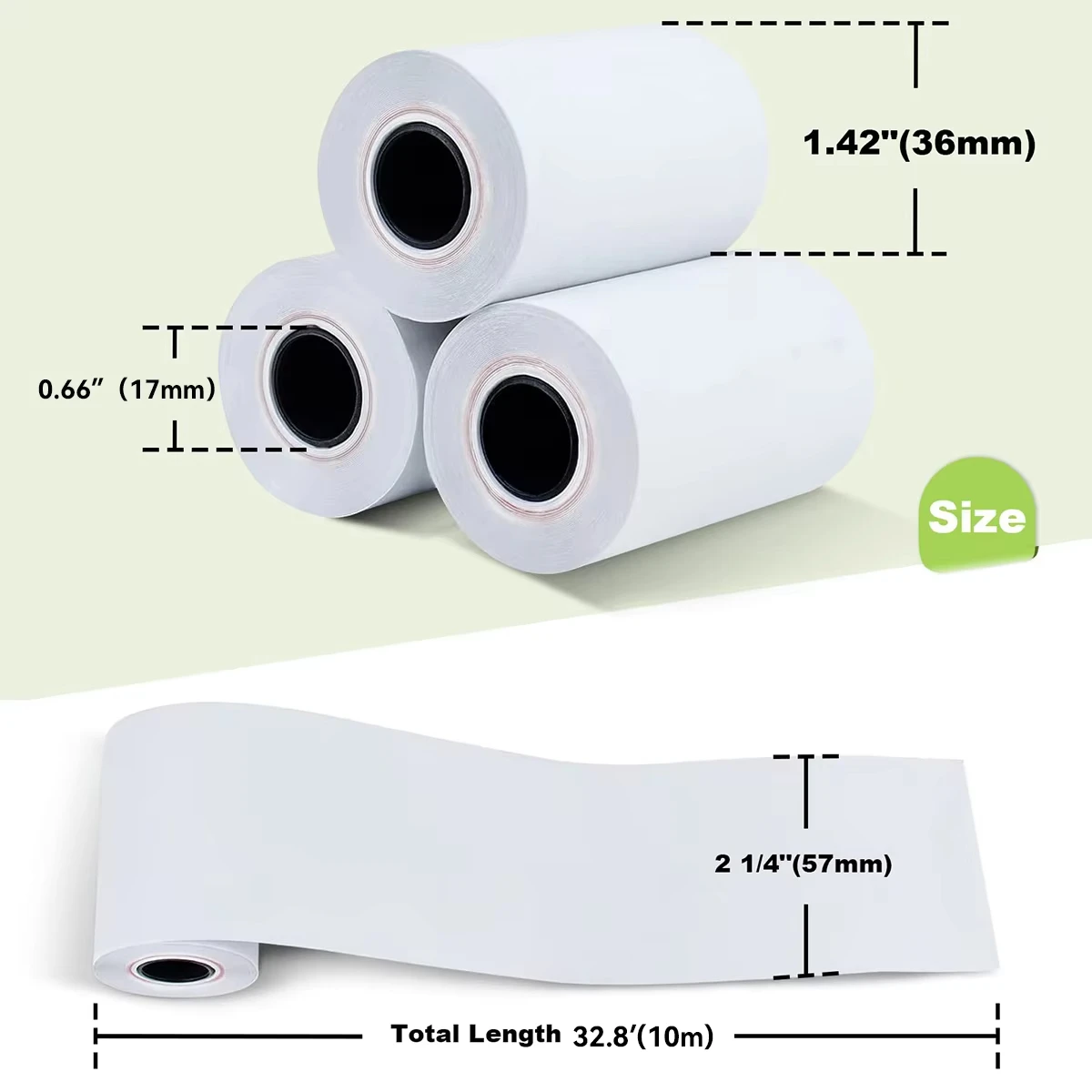 Bulk 57x40mm Thermal Cash Register Rolls - High-Quality POS Printer Paper for Supermarkets