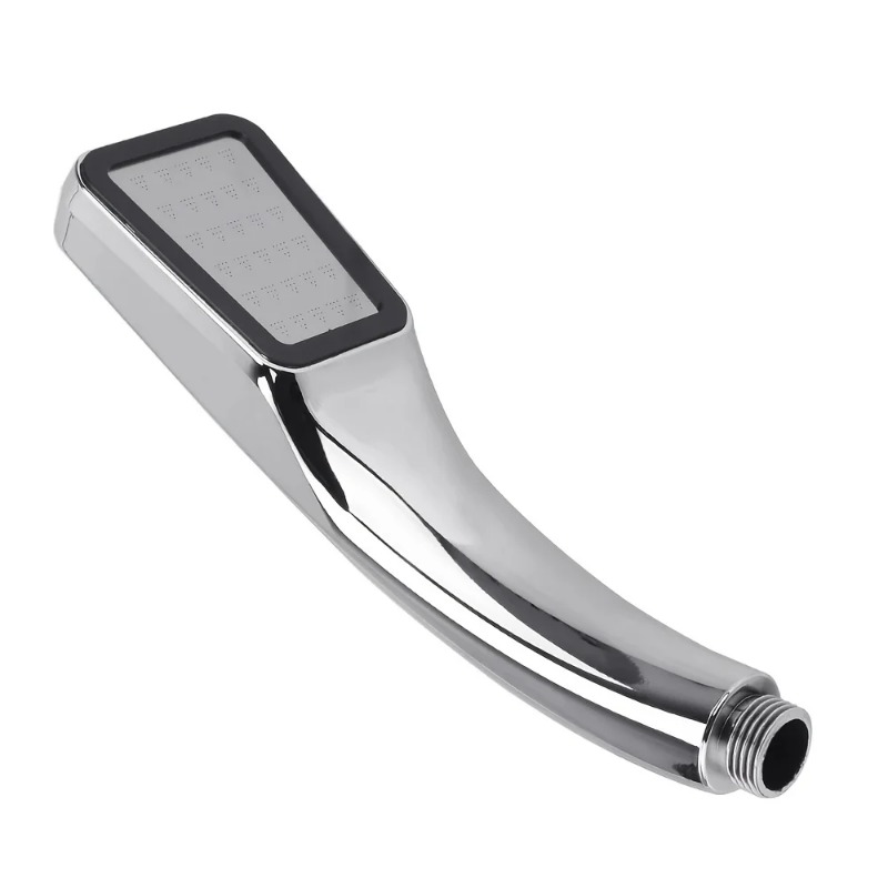 Cabeça de chuveiro de alta pressão com 300 furos, fluxo de economia de água com bico cromado, chuveiro quadrado, acessórios de banheiro