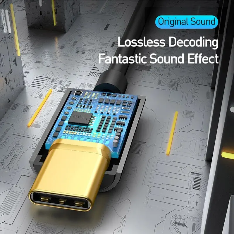 Type C to 3.5mm Earphone Jack AUX USB C Cable Adapter for P40 P30 Pro 10 9 Type C Headphone Audio Adapter