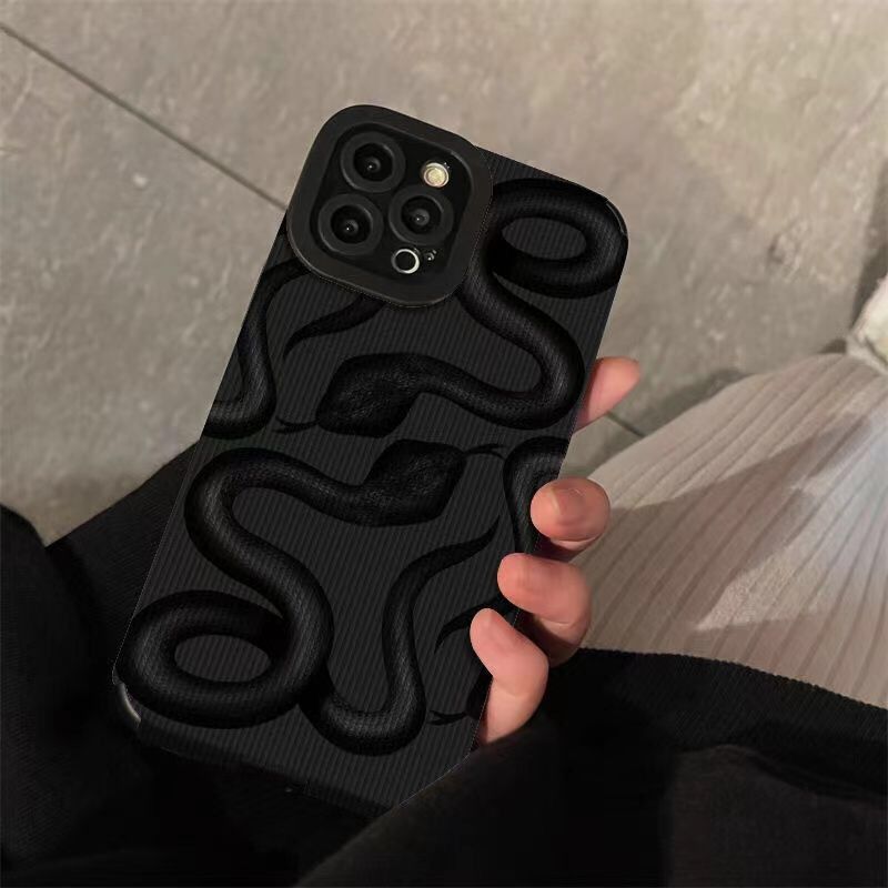 Funda de silicona a prueba de golpes con diseño de cebra y serpiente para iPhone 13, 12, 11, 15, 14 Pro Max Mini 16 Plus XR X XS MAX