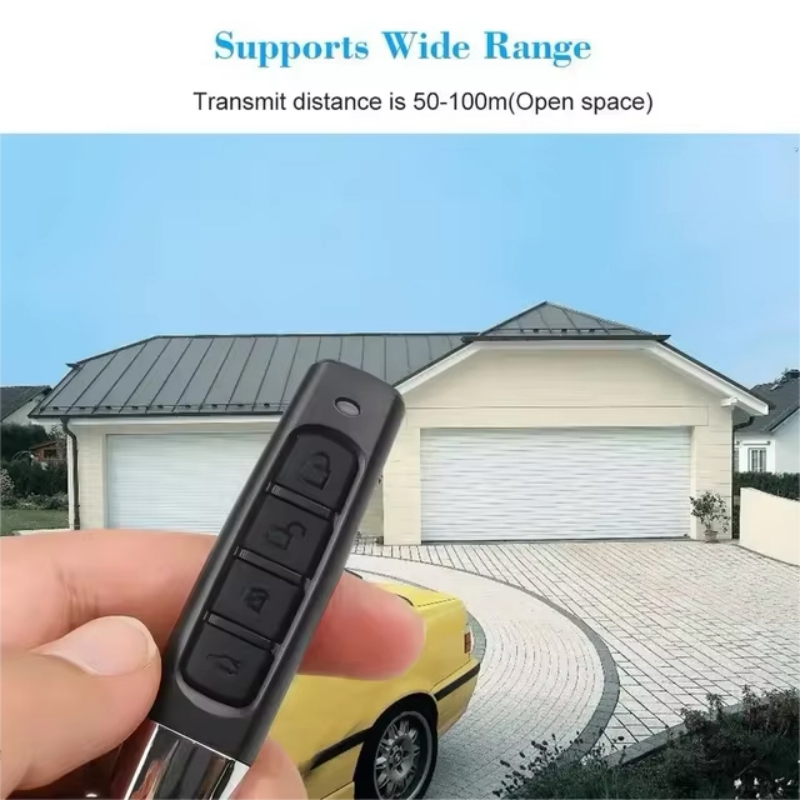 Ouvre-porte de Garage électrique, copie automatique 433MHz, télécommande, duplicateur, Code de clonage, transmetteur à 4 touches