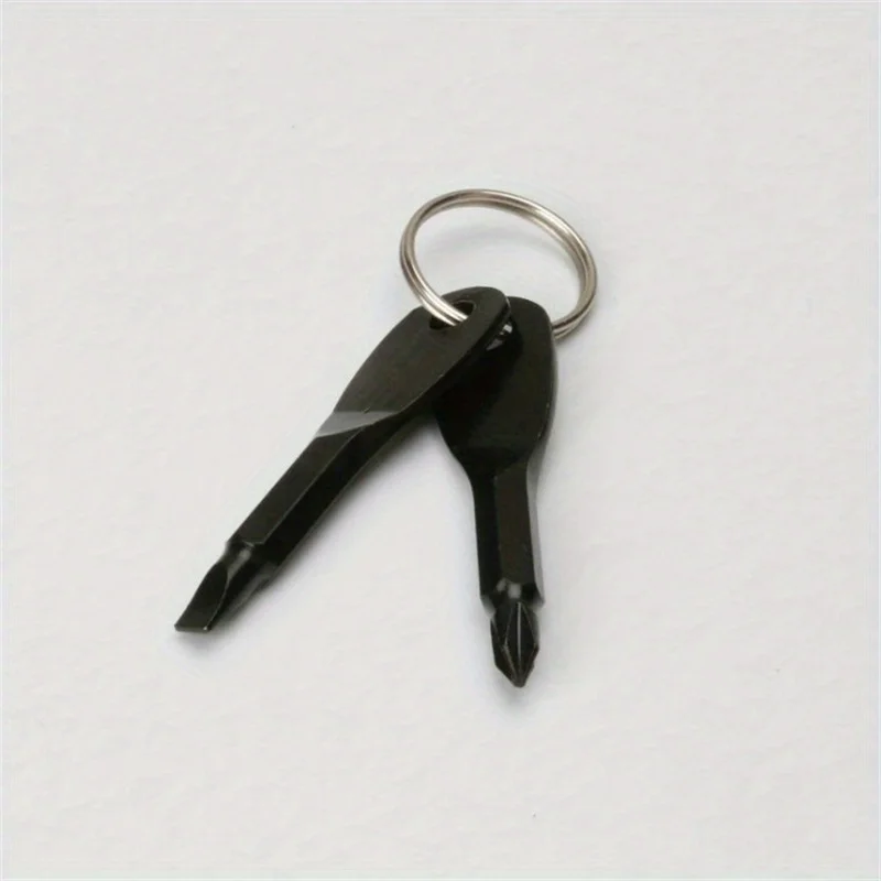 Set di cacciaviti a taglio Phillips portatili Portachiavi Portachiavi Mini portachiavi tascabile Cacciavite a croce Strumento di riparazione Gadget EDC Piccolo