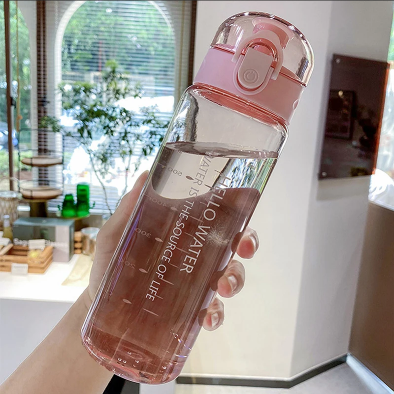 1pc Spring Summer 780ml Large Capacity Portable Water Bottle For Drinking Tea Mug Outdoor Sport Camping Supplies