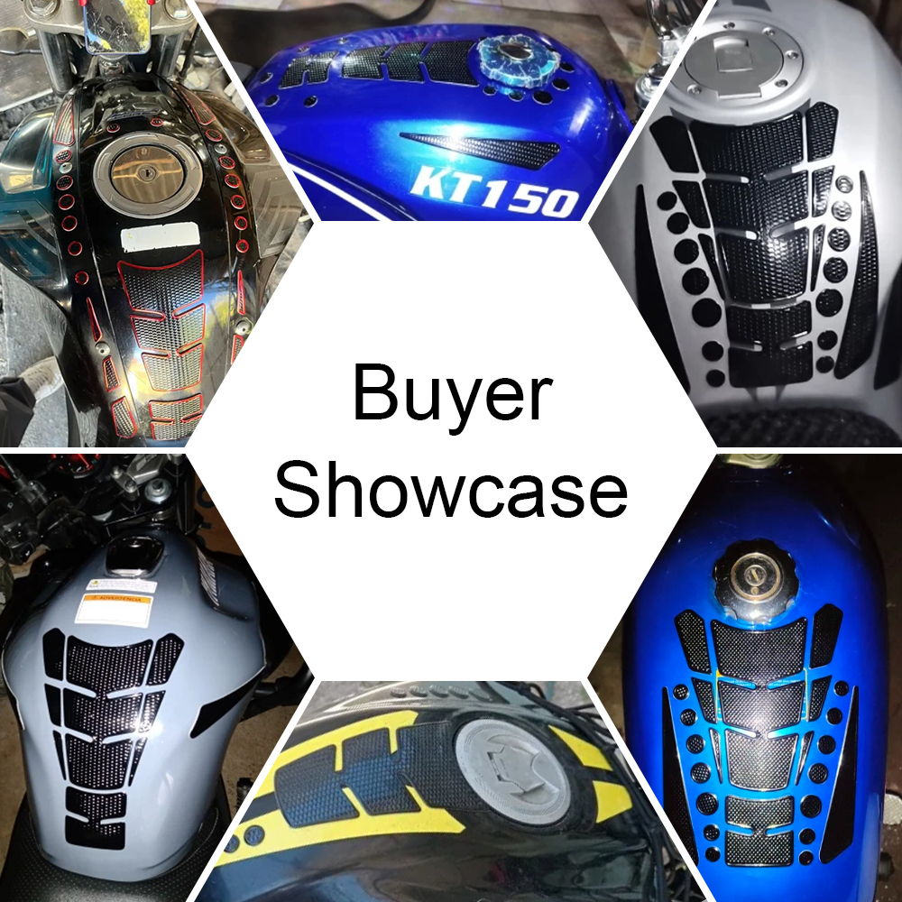 3D Car Motorcycle Gas Fuel Tank Pad Stickers Decal Motorcycle Devil Protector Fuel Racing Accessories Universal Type