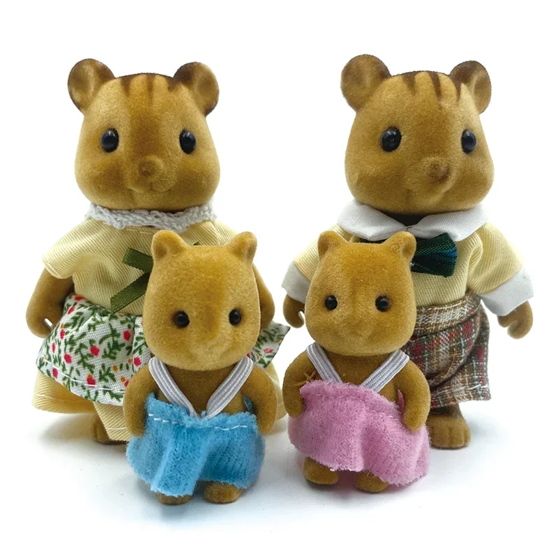Famille d'animaux de la forêt 1_12 Accessoires pour maison de poupée Mini_yythk