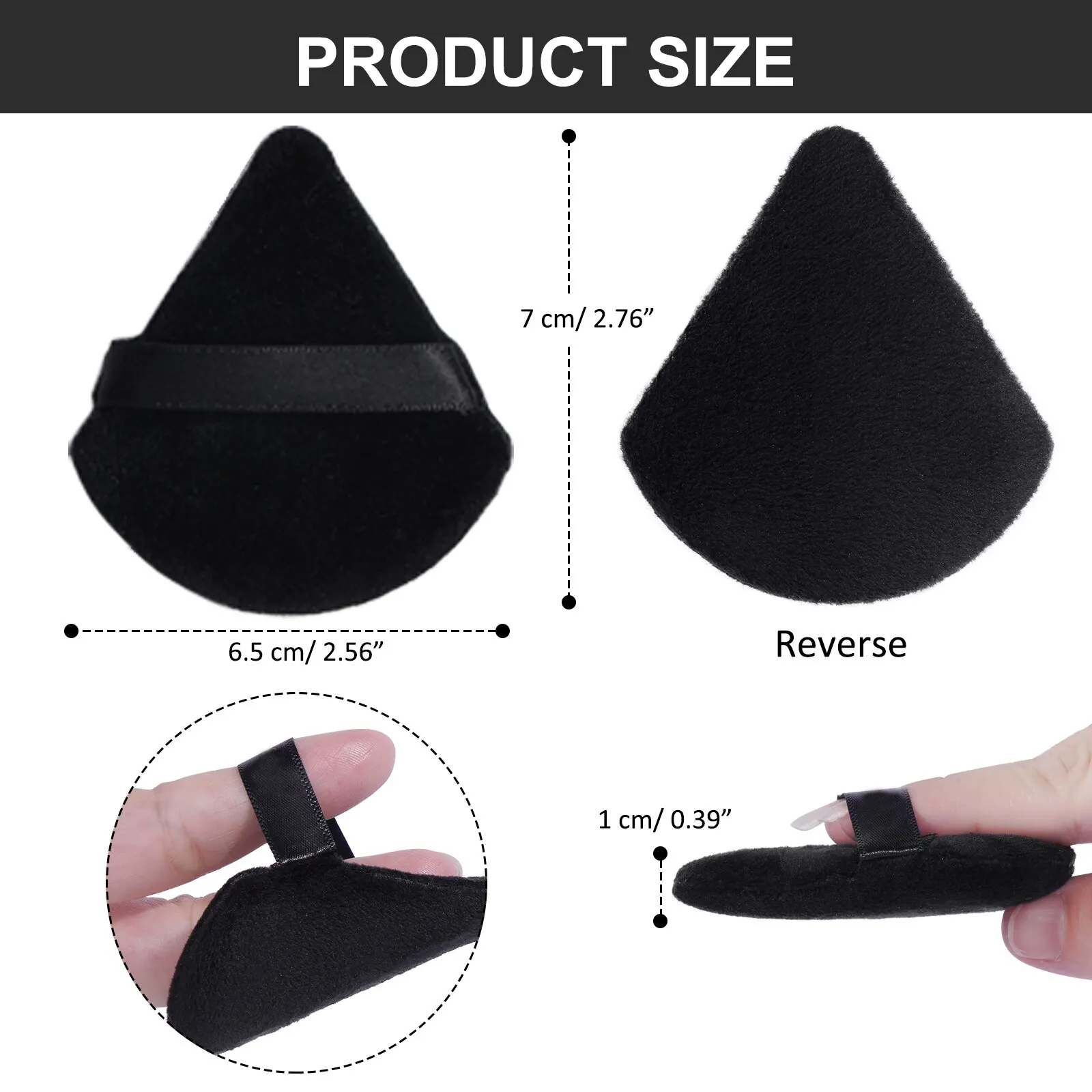 Commercio all'ingrosso 10/12 pezzi triangolo soffio di polvere bagnato uso secco per polvere sfusa liquido cosmetico morbido peluche soffio di polvere fondotinta trucco