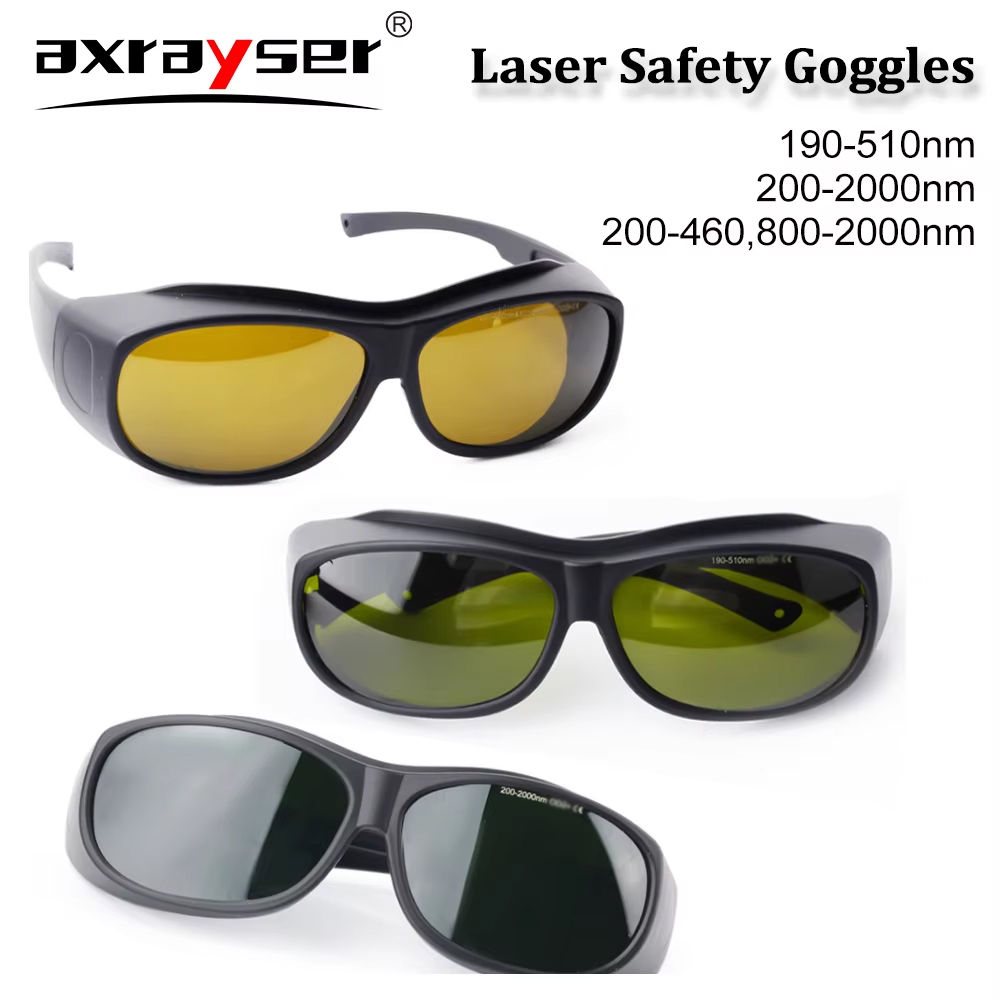 Защитные очки 190-510/200-460/200-нм, размер лазера, защитные очки нм для CO2 лазерной сварки, резки, гравировальной машины