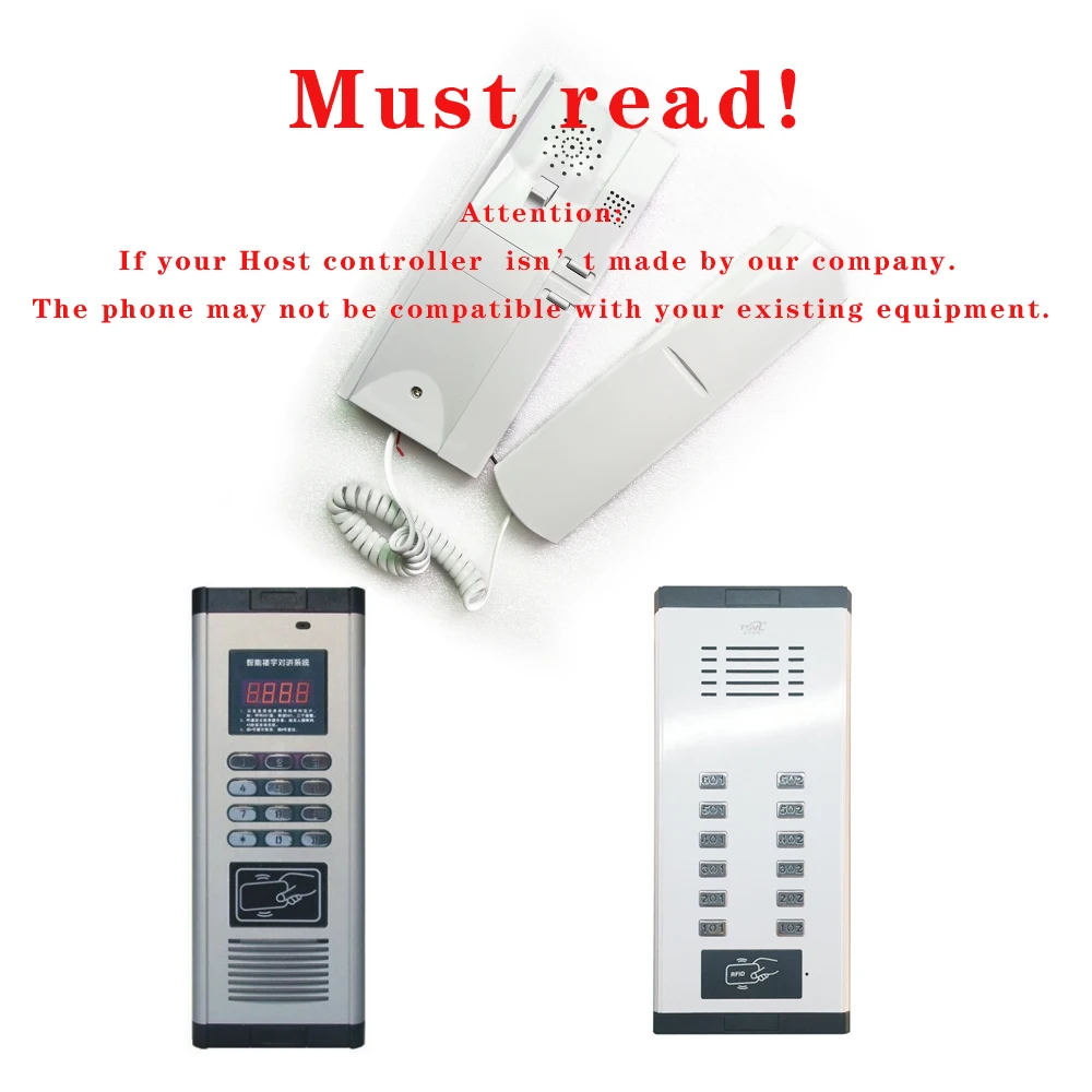 Top quality apartments intercom system home security audio door phone  indoor unit Phone Intercom Doorbell System