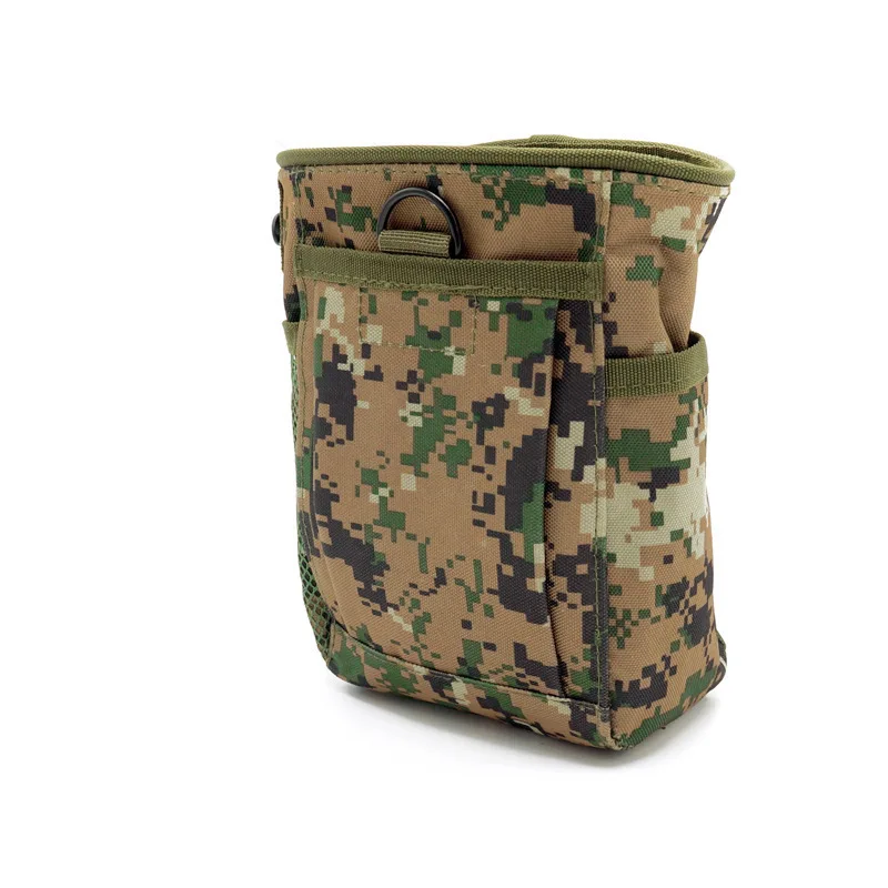 2024 ใหม่กลางแจ้ง 3-5L Camouflage Molle 600D ไนลอน Dump Drop กระเป๋ารีไซเคิลเอวแพ็คกระสุนกระเป๋าอุปกรณ์ล่าสัตว์กระเป๋า