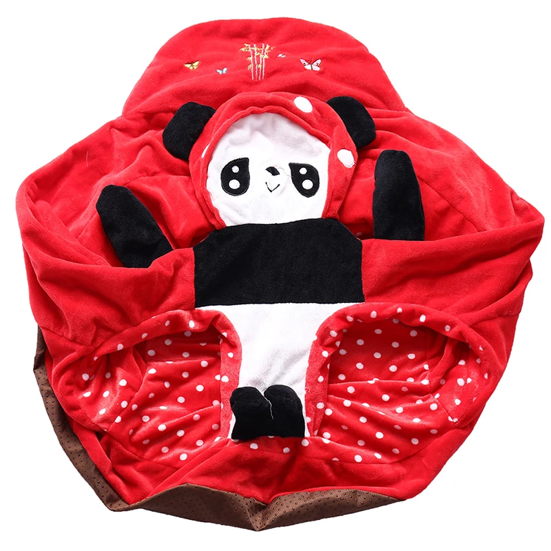 1Pc Baby Sofa Unterstützung Sitz Abdeckung Kleinkind Cartoon Plüsch Stuhl Abdeckung Lernen Sitzen Bequem Waschbar ohne Füllstoff Wiege