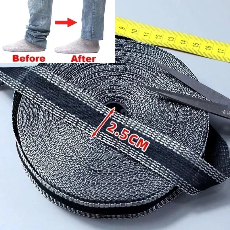 1/5 Meter Hosenbeinaufkleber Verkürzen Sie die Hose Patch Kein Schnitt Ändern Sie Hosenmanschetten Kleidung Thermoadhäsive Patches Schmelzbar