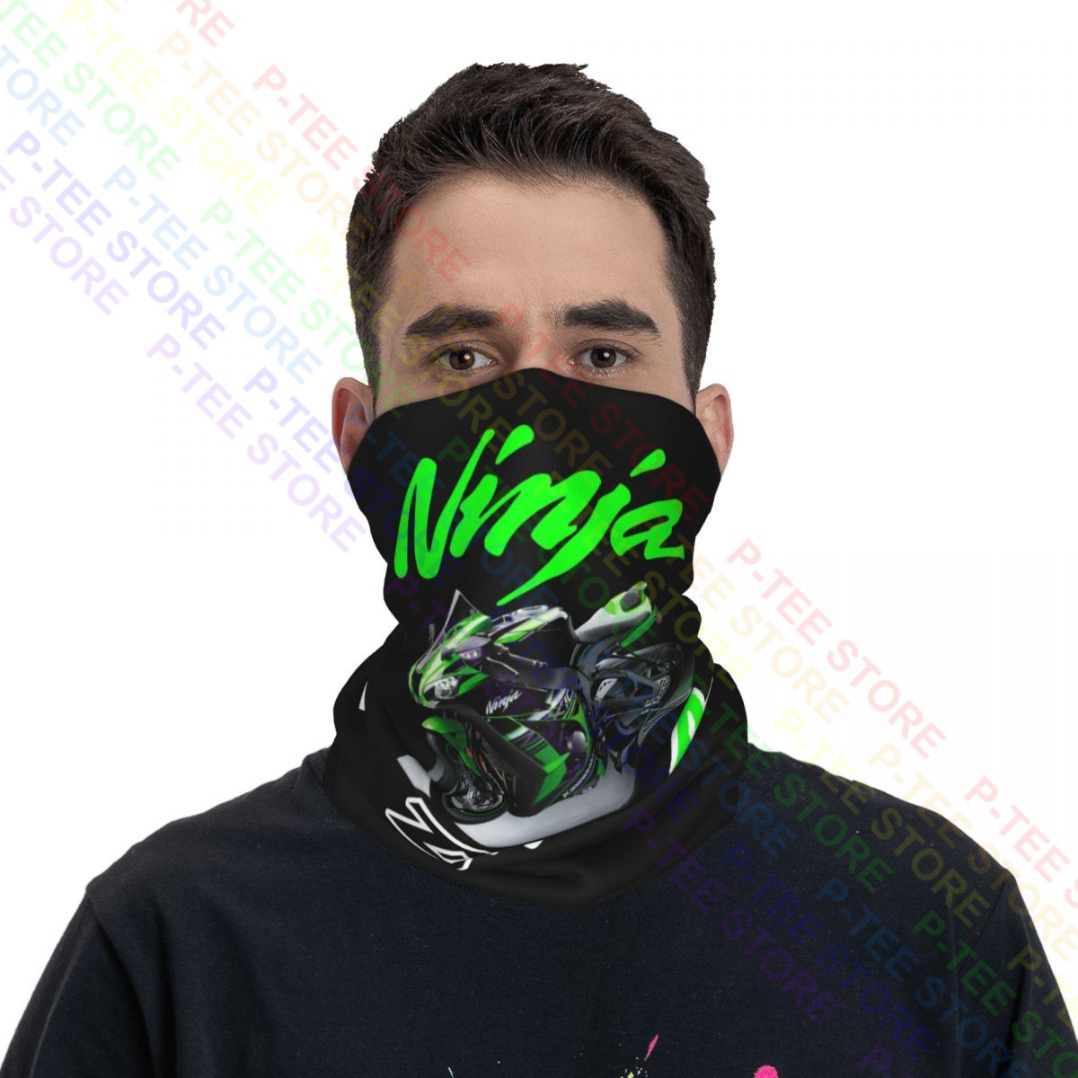 Wsbk Ninja Zx-10R & Zx-10Rr cuello polaina Bandana bufanda máscara facial Suave Anti-uv deportes al aire libre