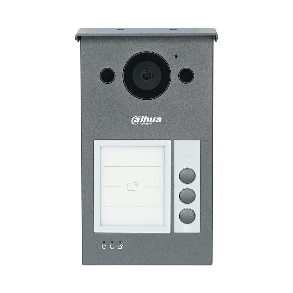 Dahua Multi-langue Stérilisation VTO3311Q-WP 3PG PoE IP Villa Wi-Fi Sonnette, Interphone vidéo, Téléphone de porte IP, P2P Cloud, Station de porte