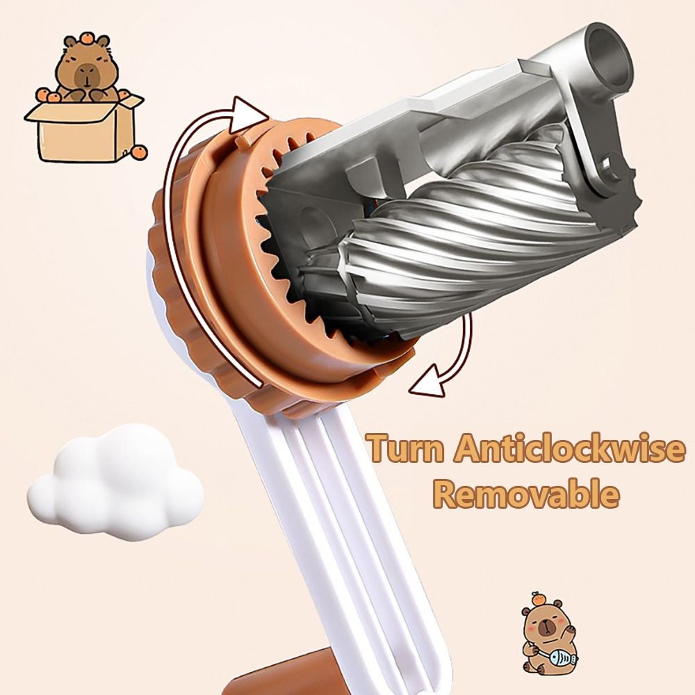 Sacapuntas creativo Capybara Kawaii papelería suministros escolares de oficina manivela cortador de lápiz mecánico herramientas para afilar