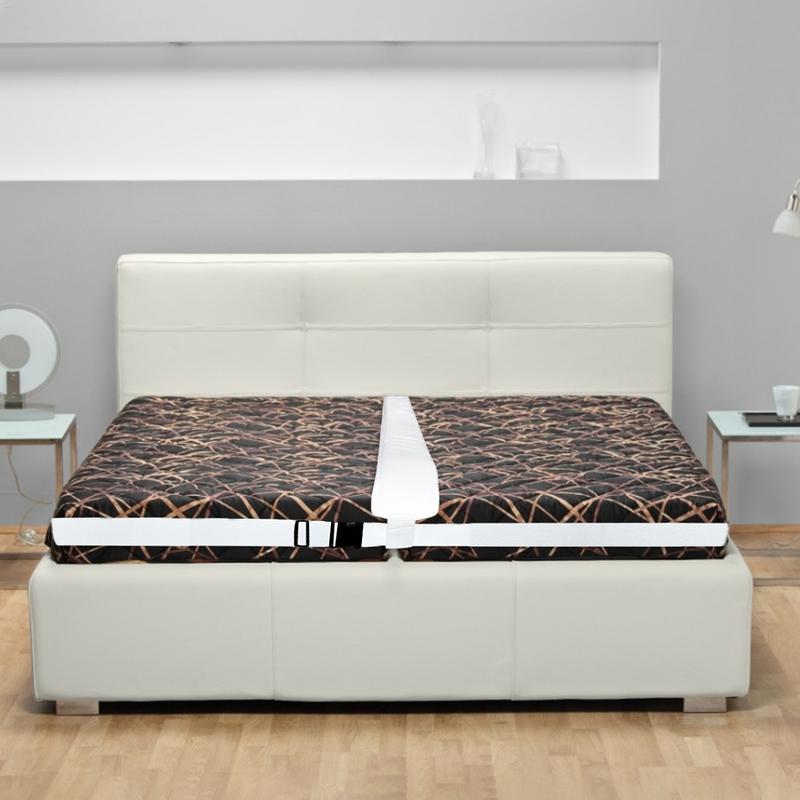 Kit convertidor de puente de cama doble a King, relleno de espacio de cama para hacer camas gemelas en conector King, conector de colchón para invitados