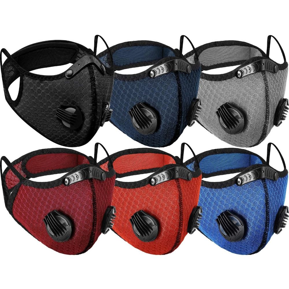 Ademend Ergonomisch Stofmasker Neusklem Verstelbaar Ademhalingsmasker Herbruikbaar Anti-stof Actieve Koolfilters Schilderen