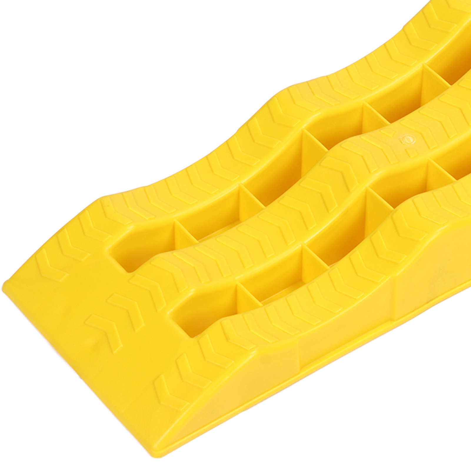 Rampas de nivelamento de RV pesados Almofada de rodas de 3 estágios Chock elevado para estabilizar solo desigual e estacionamento, 2pcs