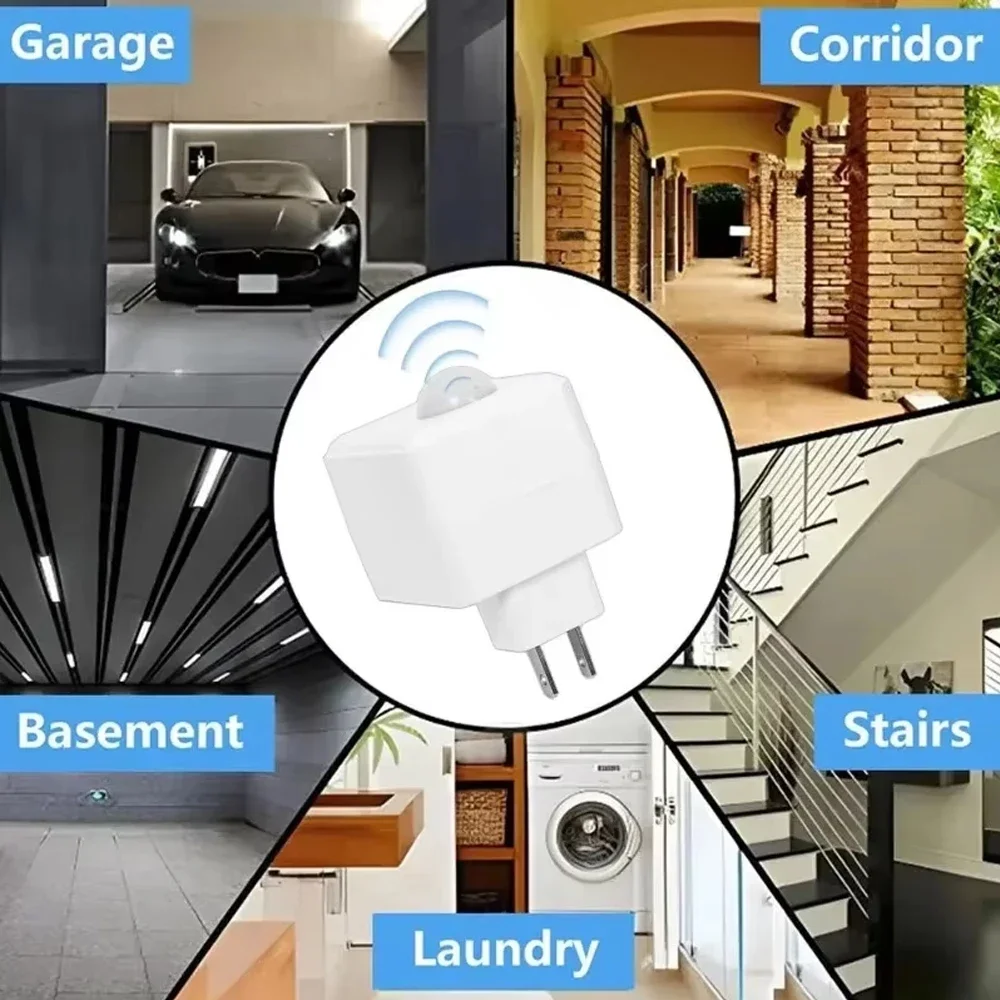 AC85-265V E27 Base lampada a LED con sensore di movimento PIR Portalampada a induzione umana Convertitore adattatore presa regolabile