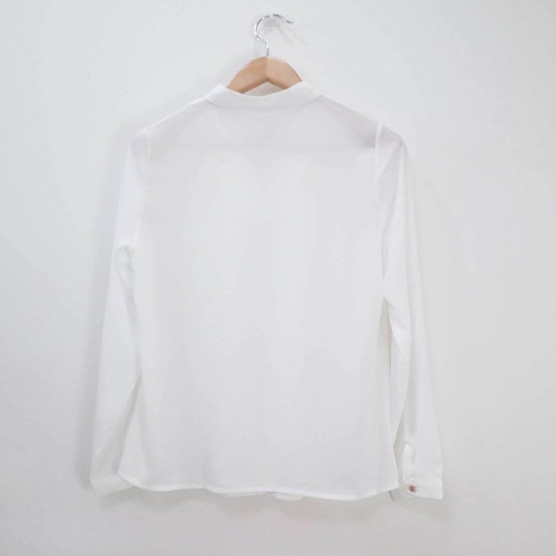 Blusas lisas de gasa para mujer, camisas de manga larga ajustadas con huecos, camisetas básicas sexis que combinan con todo para primavera y verano, Tops finos elegantes para mujer Ins