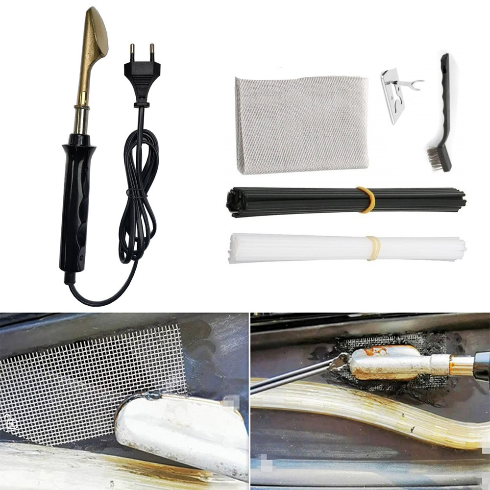 Plastic Welding Kit Repair Welder Kit Hot Stapler for Car Bumper Cracks, Kayaks, Plastic Toys