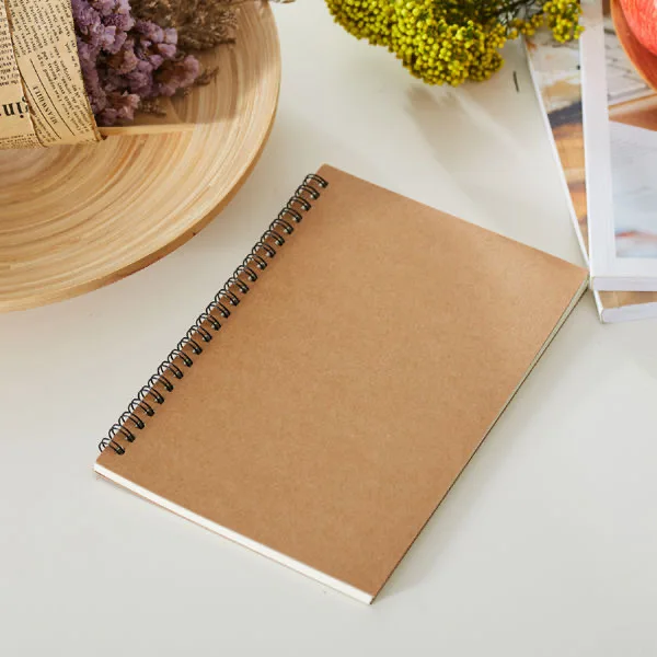โน้ตบุ๊คเปล่า A5 A6 Spiral Sketchbook Graffiti โน้ตบุ๊คไดอารี่ Jouranl อุปกรณ์โรงเรียน 50 แผ่น Kawaii เกาหลีเครื่องเขียน
