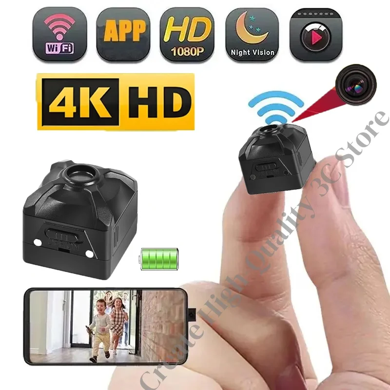 Xiaomi X5 1080P cámara inalámbrica Mini WiFi IP/AP Monitor remoto batería recargable detección de movimiento videocámaras portátiles hogar