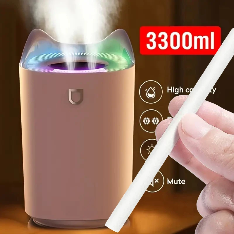 Esponja de repuesto de filtro humidificador de aire de larga duración, 10mm x 175mm, para difusores de Aroma para el hogar y la Oficina, refrescante e hidratante