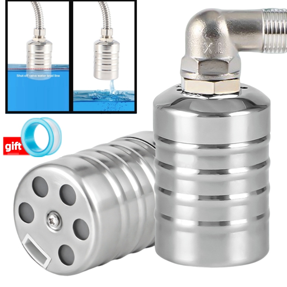 Schwimmender Kugel hahn aus Edelstahl Automatisches Wasserstands regelventil 1/2 3/4 Schwimmer ventil Wassertank Wasserturm-Absperr ventil