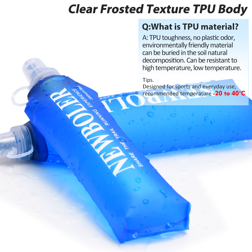 750 ml waterfles TPU opvouwbare zachte fles sportwaterfles waterzak opvouwbare waterfles hardlopen kamperen wandelen