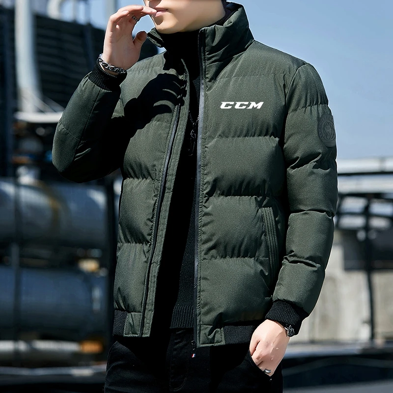ฤดูหนาวสบายๆแฟชั่นผู้ชายลงหนา CCM ผู้ชายฤดูหนาว Warm Slim Fit หนา Bubble เสื้อลำลอง outerwear