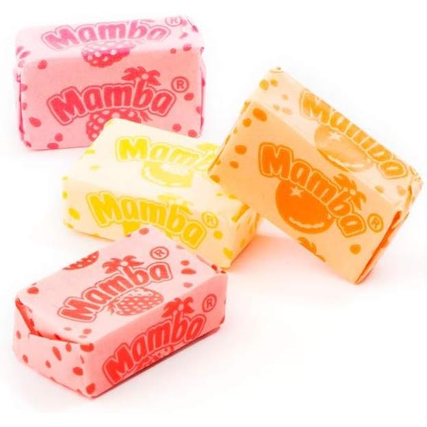 CALENHA-Sortidas Mamba Frutas Mastigar Doces, Caixa de 24 Varas