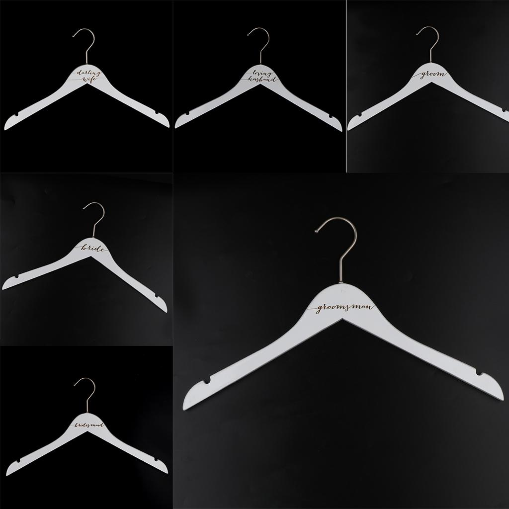 Wedding Dress Hanger Bridal Gown Hanger Party Gift with Six Names