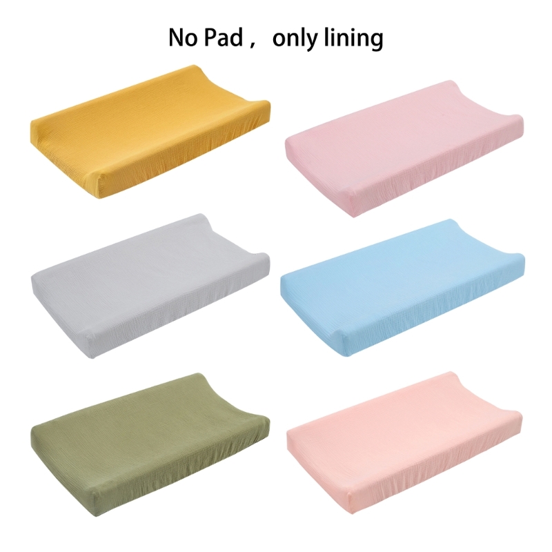 Y1UB Unisex Bé Mềm Mại Co Giãn Tã Thay Đổi Muslin Pad Thoáng Khí Bé Sơ Sinh Thay Bàn cho Nhà Trẻ